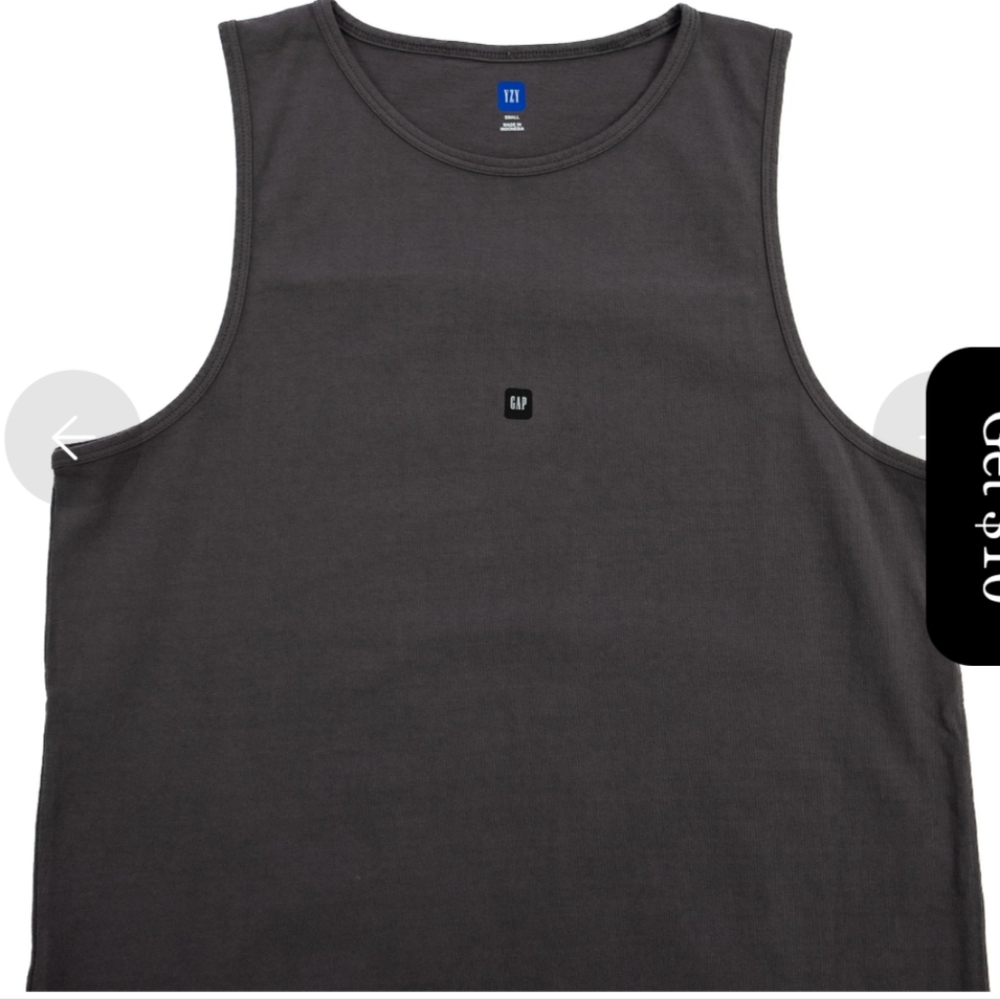 Yeezy Gap Engineered By Balenciaga Loose Tank Top Size Small